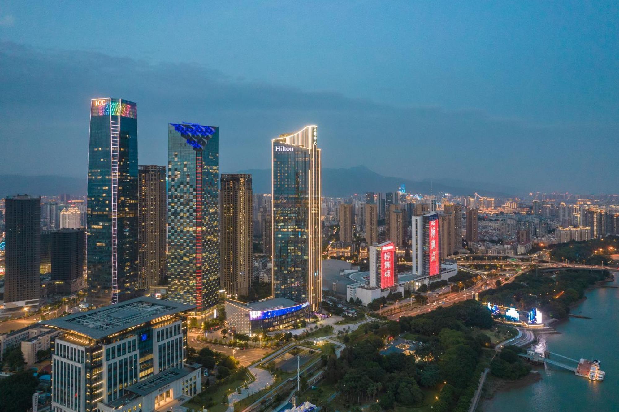Hotel Hilton Fuzhou Fu-čou Exteriér fotografie